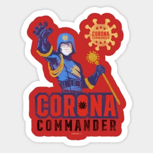 Corona Commander Sticker